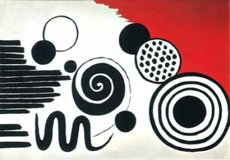 Lithografie Calder - The way to the word