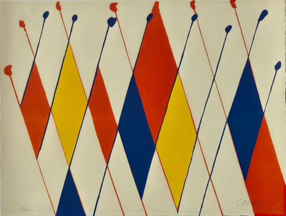 Lithografie Calder - Un drôle de poisson