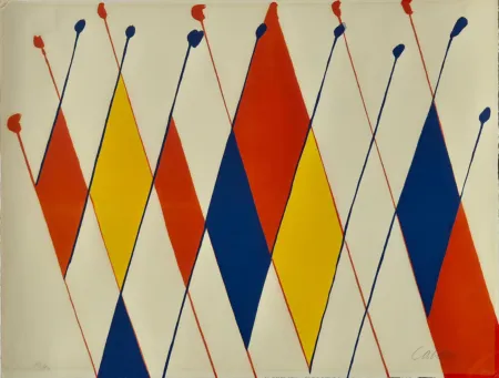 Lithografie Calder - Un drôle de poisson