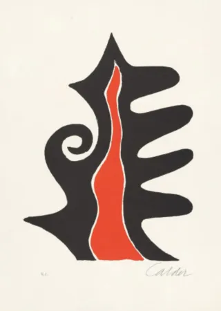 Lithografie Calder - Untitled (Derriere le Miroir #201), c.