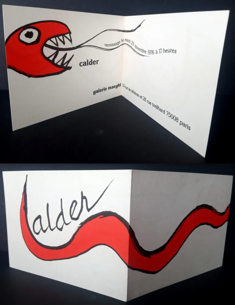 Lithografie Calder - Vernissage Galerie Maeght Paris