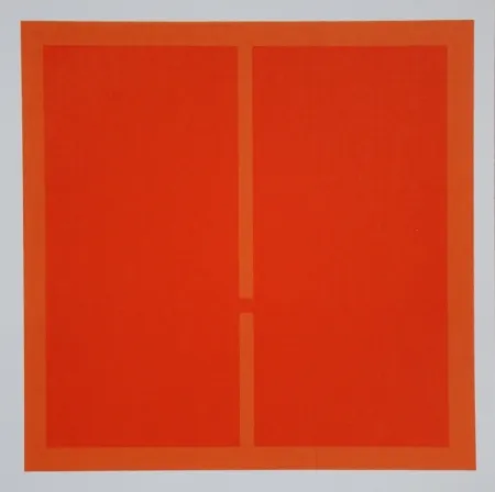 Zeefdruk Calderara - Composition