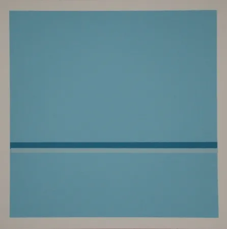 Zeefdruk Calderara - Composition