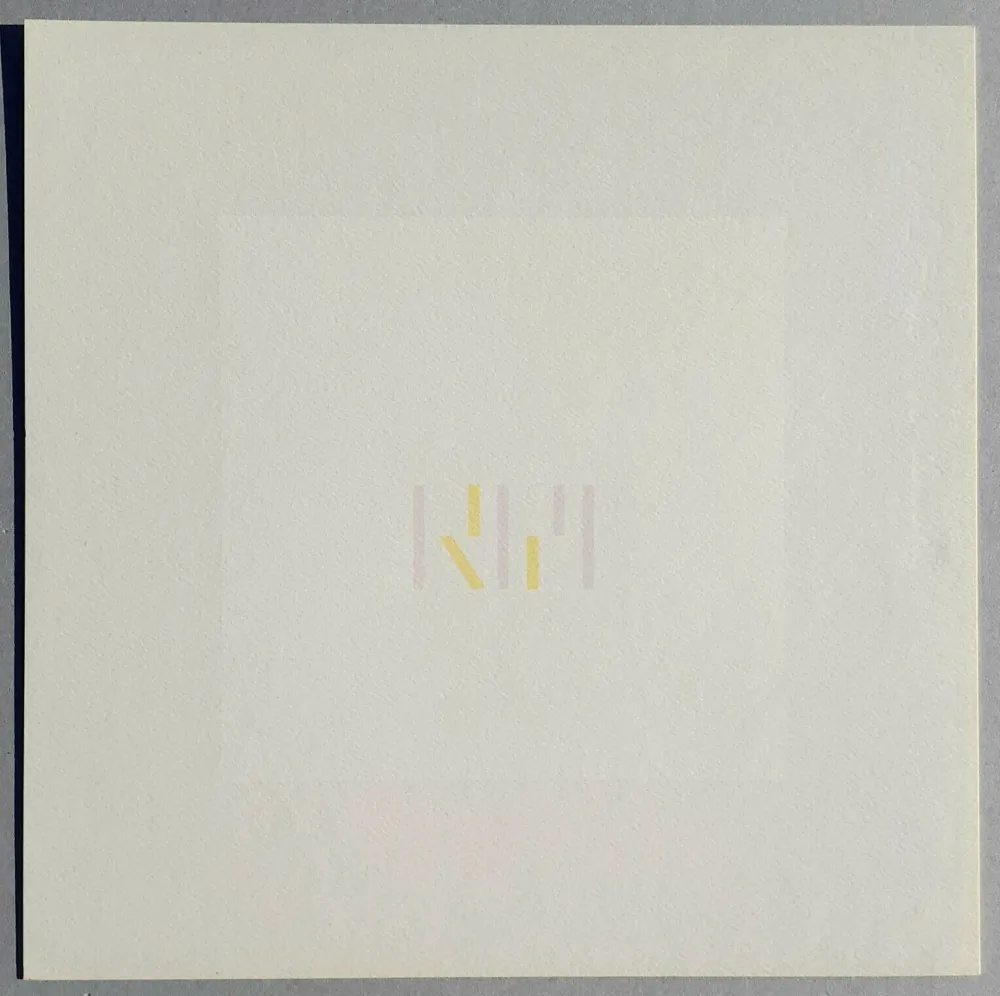 Zeefdruk Calderara - Composizione ritmata