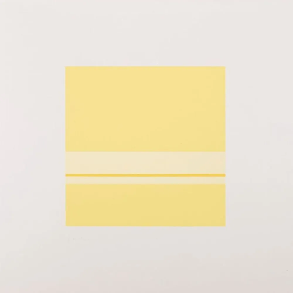 Zeefdruk Calderara - Giallo