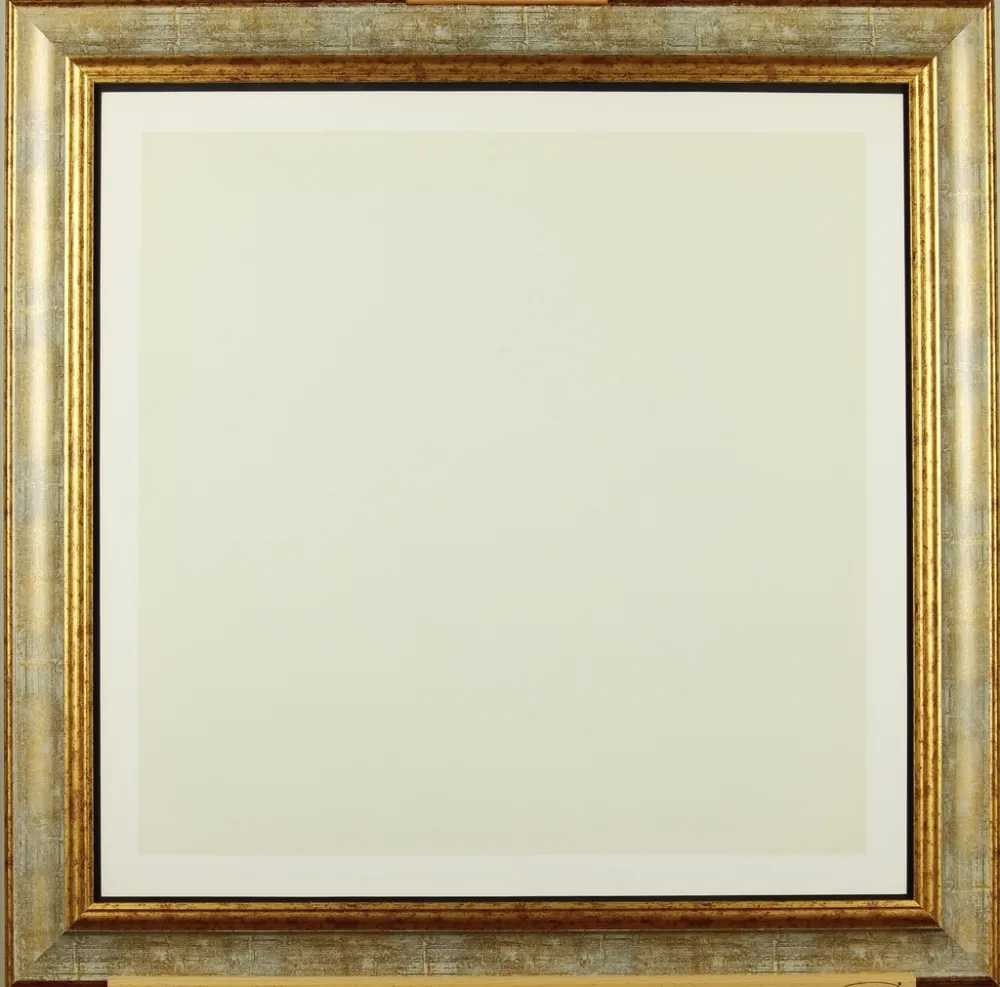 Zeefdruk Calderara - Green monochrome