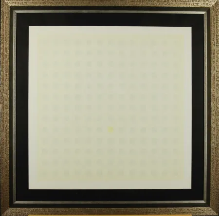 Zeefdruk Calderara - Green Squares