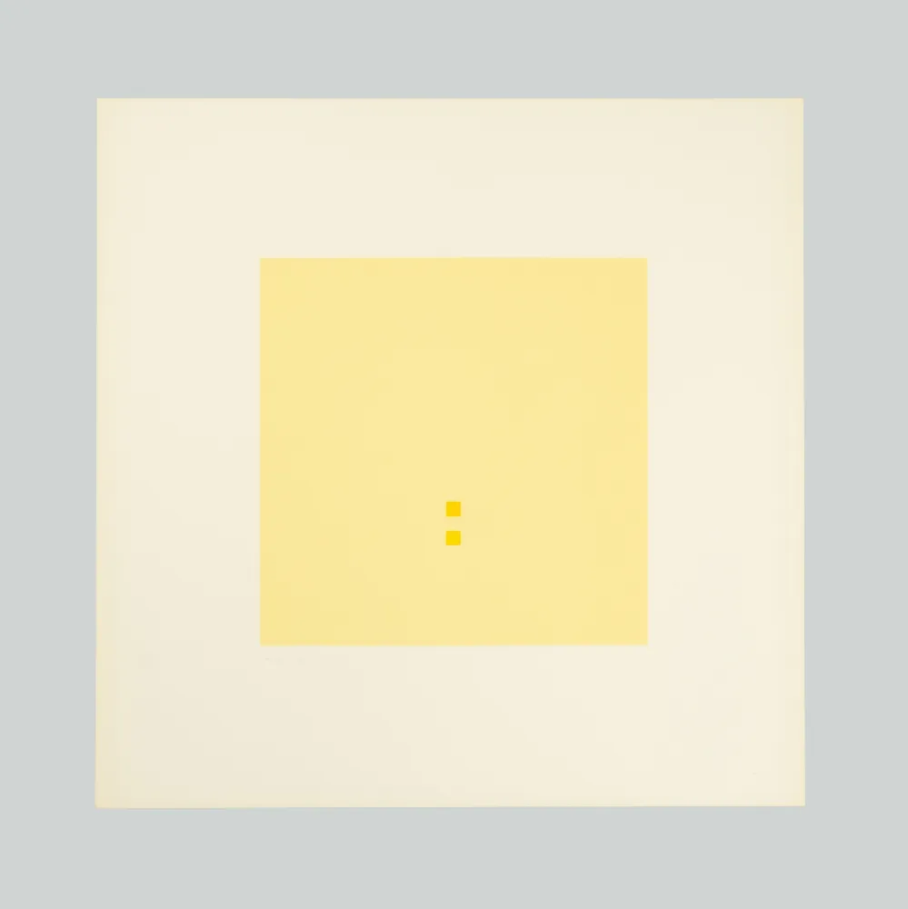 Zeefdruk Calderara - Luce spazio immagine