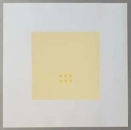 Zeefdruk Calderara - Luce spazio immagine (Tav. 3)