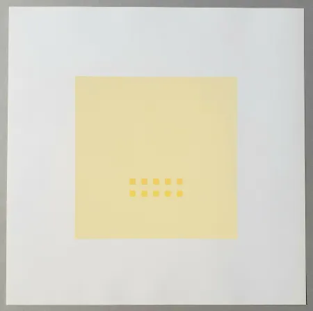 Zeefdruk Calderara - Luce spazio immagine (Tav. 4)