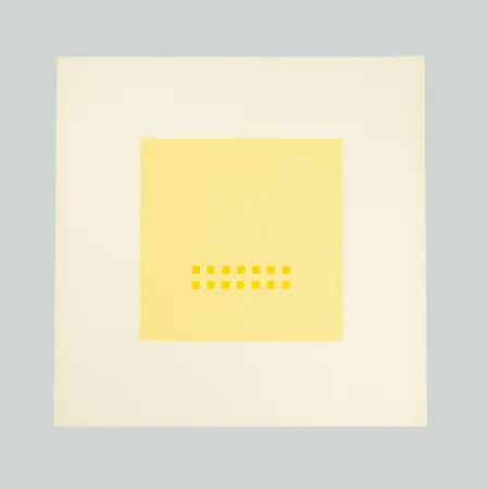 Zeefdruk Calderara - Luce spazio immagine (Tav. 6)