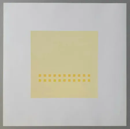 Zeefdruk Calderara - Luce spazio immagine (Tav. 7)