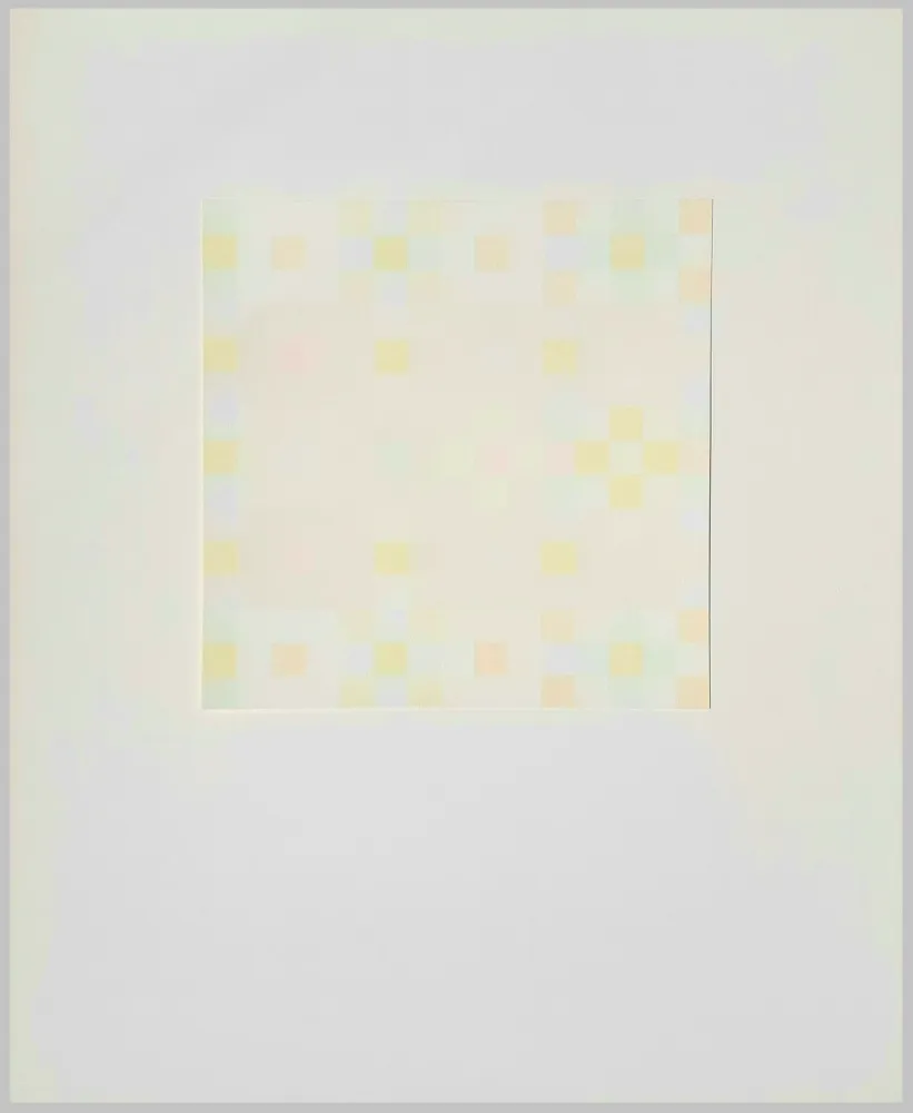 Zeefdruk Calderara - Momenti no.2