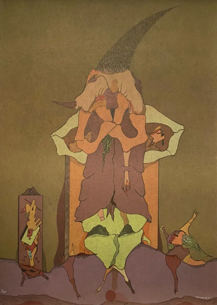 Lithografie Camacho  - Cenizas