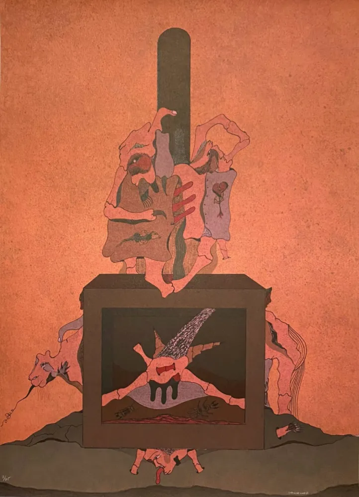 Lithografie Camacho  - Cenizas