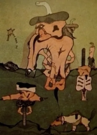 Lithografie Camacho  - Cezinas 1