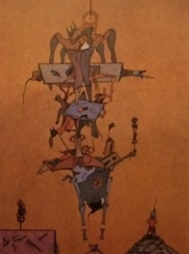 Lithografie Camacho  - Cezinas 2