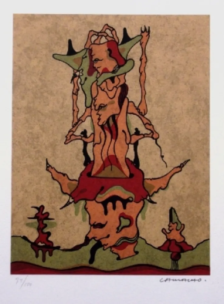 Lithografie Camacho  - Composition