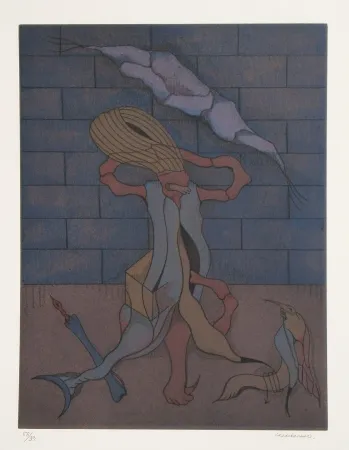 Ets En Aquatint Camacho  - Les vitriers