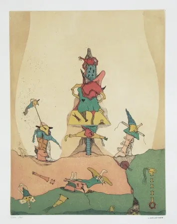 Ets En Aquatint Camacho  - Sans titre