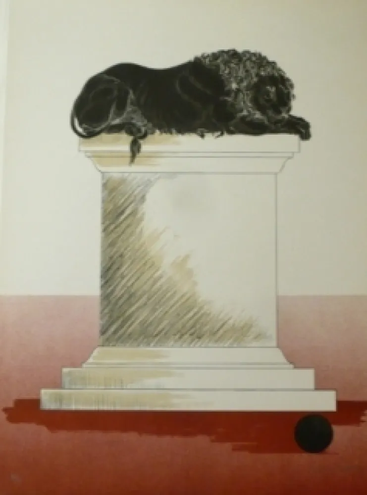 Lithografie Campeny - Fugit poder