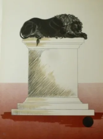 Lithografie Campeny - Fugit poder