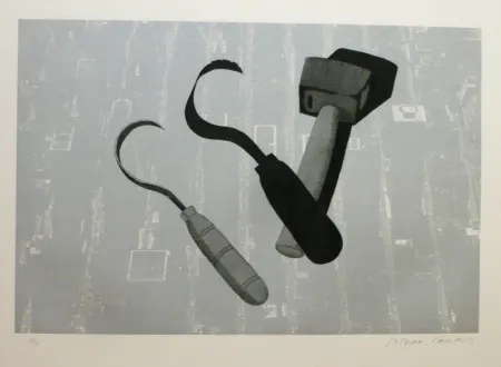 Ets En Aquatint Campeny - TOOLS SHADOWS SIGN
