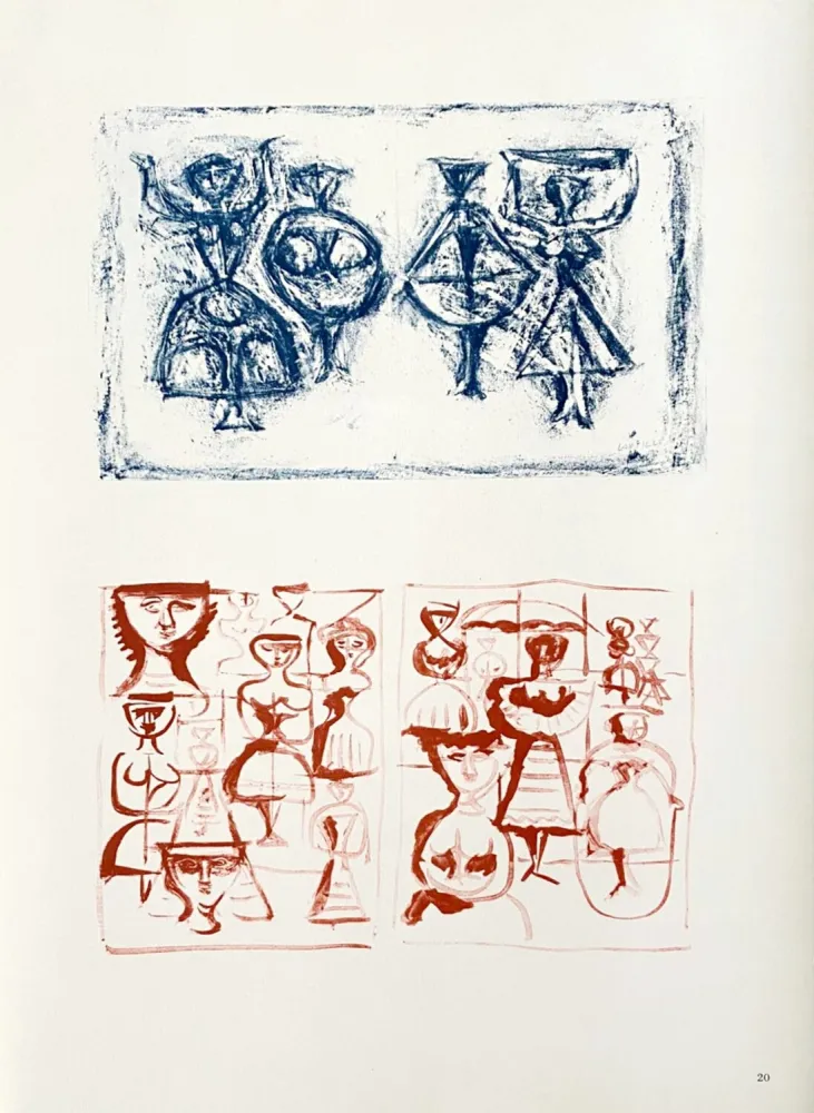 Lithografie Campigli (After) - Ballerine