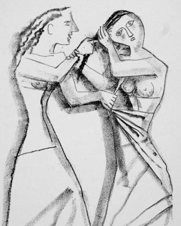 Lithografie Campigli - Arianna II