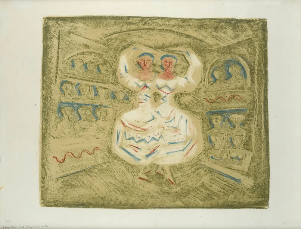 Lithografie Campigli - Danzatrici