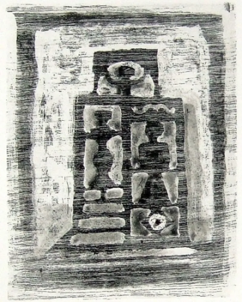 Ets En Aquatint Campigli - Il tempio delle donne
