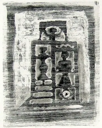 Ets En Aquatint Campigli - Il tempio delle donne