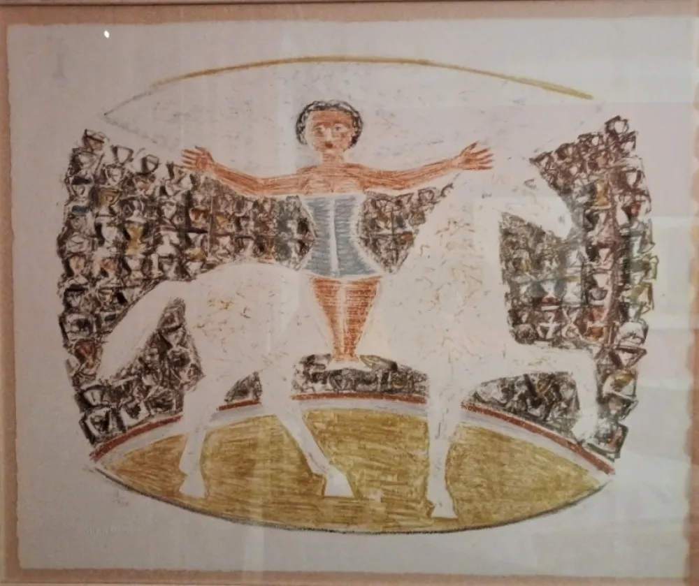Lithografie Campigli - La Cavallerizza