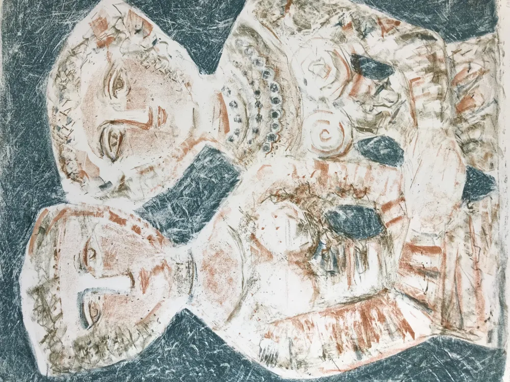 Lithografie Campigli - LE AMICHE - Les Amies