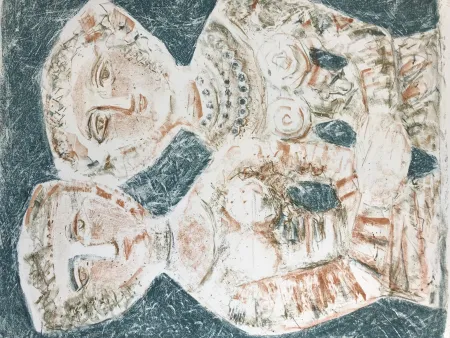 Lithografie Campigli - LE AMICHE - Les Amies