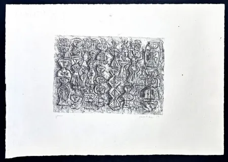 Lithografie Campigli - Massimo Campigli (1895–1971) – Follia di donne – Lithograph on Fabriano paper – 1959