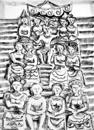 Lithografie Campigli - Minosse