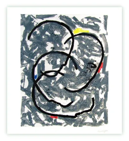 Geen Techniek Canogar - Escena urbana V-5-90