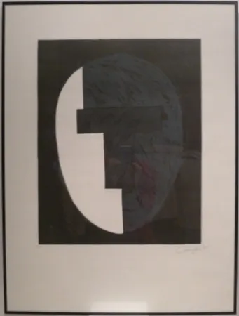 Aquatint Canogar - Homenaje a Julio González