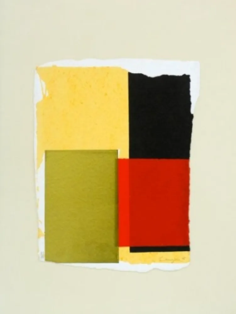 Zeefdruk Canogar - Sin Titulo