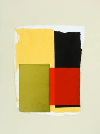 Zeefdruk Canogar - Sin Titulo