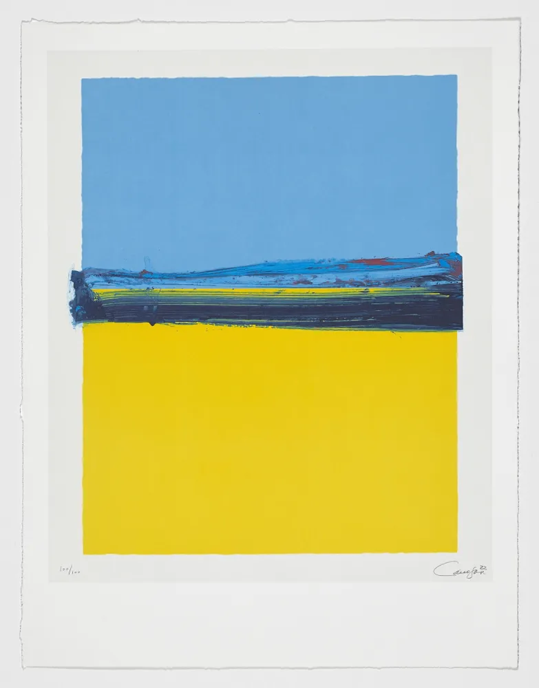 Lithografie Canogar - Ucrania 22