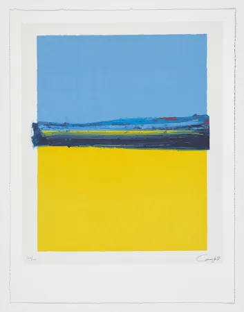 Lithografie Canogar - Ucrania 22