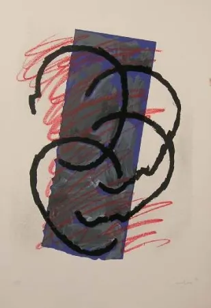 Lithografie Canogar - UNTITLED