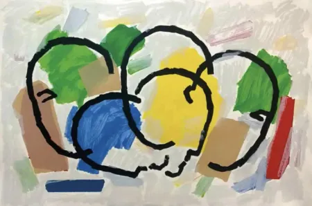 Zeefdruk Canogar - Urbana