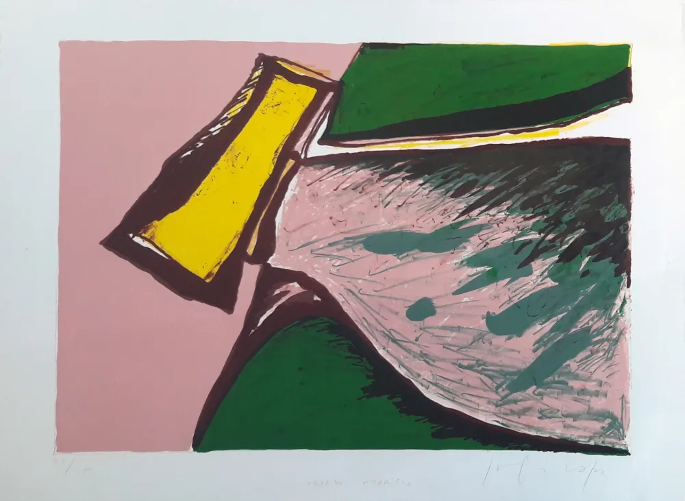 Lithografie Capa - Objeto amarillo