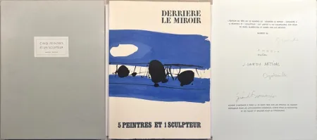 Geïllustreerd Boek Capdeville - CINQ PEINTRES ET UN SCULPTEUR. Derrière le Miroir n°150. Tirage de Luxe (Capdeville, Garache, Fromanger) 1965