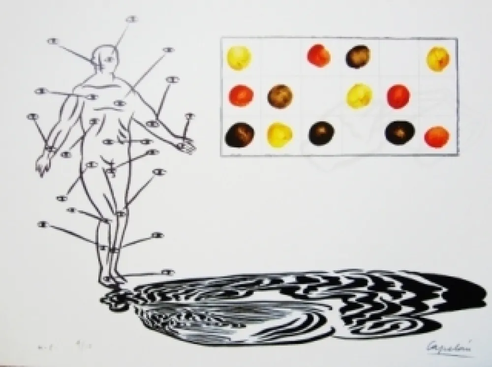 Lithografie Capelan - Sans titre