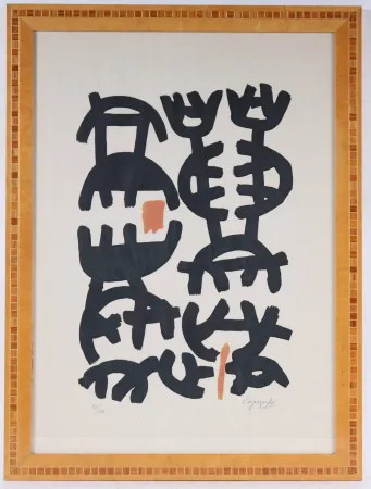 Lithografie Capogrossi - Composizione