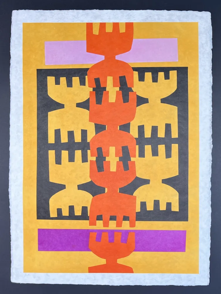 Lithografie Capogrossi - Giuseppe Capogrossi (1900-1972) - Lithograph on Japanese paper - 1970